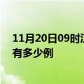 11月20日09时江西南昌疫情最新确诊数及南昌的疫情一共有多少例