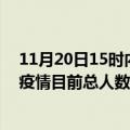 11月20日15时内蒙古呼和浩特疫情新增病例数及呼和浩特疫情目前总人数最新通报