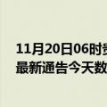 11月20日06时贵州六盘水最新疫情确诊人数及六盘水疫情最新通告今天数据