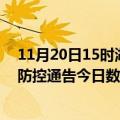 11月20日15时湖北神农架疫情最新数据消息及神农架疫情防控通告今日数据