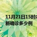 11月21日15时内蒙古兴安今天疫情最新情况及兴安疫情最新确诊多少例