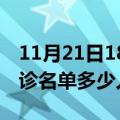 11月21日18时海南保亭疫情最新消息新增确诊名单多少人