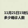 11月21日15时云南昆明疫情今天多少例及昆明最新疫情共多少确诊人数