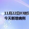 11月22日03时河北沧州疫情今日数据及沧州疫情最新消息今天新增病例