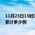 11月23日15时江西上饶疫情今日数据及上饶最新疫情目前累计多少例