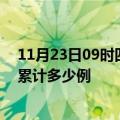 11月23日09时四川攀枝花疫情情况数据及攀枝花这次疫情累计多少例