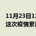 11月23日12时山东枣庄疫情情况数据及枣庄这次疫情累计多少例