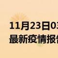 11月23日03时河南漯河最新疫情状况及漯河最新疫情报告发布