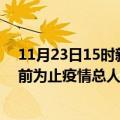 11月23日15时新疆图木舒克疫情新增确诊数及图木舒克目前为止疫情总人数