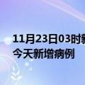 11月23日03时新疆哈密今日疫情通报及哈密疫情最新消息今天新增病例