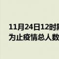 11月24日12时黑龙江哈尔滨疫情新增确诊数及哈尔滨目前为止疫情总人数