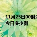 11月25日00时湖北黄石本轮疫情累计确诊及黄石疫情确诊今日多少例