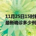 11月25日15时新疆乌鲁木齐疫情最新动态及乌鲁木齐疫情最新确诊多少例