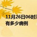 11月26日06时河北秦皇岛疫情病例统计及秦皇岛疫情累计有多少病例