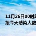 11月26日00时黑龙江大庆疫情每天人数及大庆疫情最新通报今天感染人数