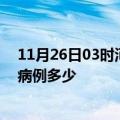 11月26日03时河南焦作疫情最新公布数据及焦作疫情现有病例多少