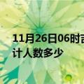 11月26日06时吉林吉林疫情新增多少例及吉林新冠疫情累计人数多少