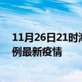 11月26日21时海南临高疫情最新动态及临高今天增长多少例最新疫情