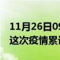 11月26日09时湖北咸宁疫情情况数据及咸宁这次疫情累计多少例