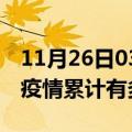 11月26日03时广西来宾疫情病例统计及来宾疫情累计有多少病例