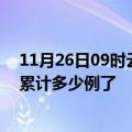 11月26日09时云南迪庆最新疫情确诊人数及迪庆疫情患者累计多少例了