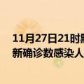 11月27日21时黑龙江鸡西本轮疫情累计确诊及鸡西疫情最新确诊数感染人数