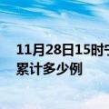 11月28日15时宁夏中卫疫情今日数据及中卫最新疫情目前累计多少例