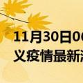 11月30日06时贵州遵义现有疫情多少例及遵义疫情最新消息今天