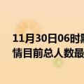 11月30日06时黑龙江牡丹江疫情最新情况统计及牡丹江疫情目前总人数最新通报