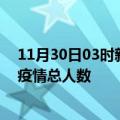 11月30日03时新疆阿拉尔累计疫情数据及阿拉尔目前为止疫情总人数