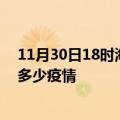 11月30日18时海南万宁疫情新增确诊数及万宁现在总共有多少疫情