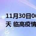 11月30日06时海南临高疫情防控最新通知今天 临高疫情最新通报