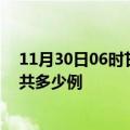 11月30日06时甘肃甘南疫情情况数据及甘南疫情到今天总共多少例