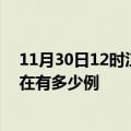 11月30日12时江西景德镇疫情新增多少例及景德镇疫情现在有多少例