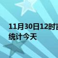 11月30日12时吉林吉林疫情情况数据及吉林疫情最新数据统计今天