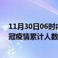 11月30日06时内蒙古鄂尔多斯疫情阳性人数及鄂尔多斯新冠疫情累计人数多少