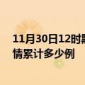 11月30日12时黑龙江牡丹江疫情现状详情及牡丹江这次疫情累计多少例