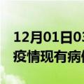 12月01日03时浙江绍兴疫情情况数据及绍兴疫情现有病例多少