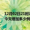 12月02日21时辽宁葫芦岛最新疫情情况数量及葫芦岛疫情今天增加多少例