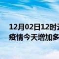 12月02日12时云南西双版纳疫情最新消息数据及西双版纳疫情今天增加多少例