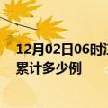 12月02日06时江苏常州疫情新增病例数及常州疫情到今天累计多少例