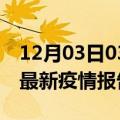 12月03日03时新疆和田疫情情况数据及和田最新疫情报告发布