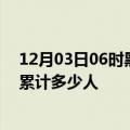 12月03日06时黑龙江大庆情最新确诊消息及大庆新冠疫情累计多少人