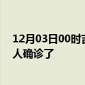 12月03日00时吉林白城疫情实时动态及白城疫情一共多少人确诊了