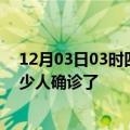 12月03日03时四川成都目前疫情是怎样及成都疫情一共多少人确诊了