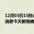 12月03日15时山东济南疫情最新数据今天及济南疫情最新消息今天新增病例