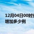 12月04日00时安徽淮南最新疫情通报今天及淮南疫情今天增加多少例