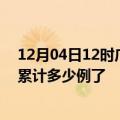 12月04日12时广西来宾最新疫情确诊人数及来宾疫情患者累计多少例了