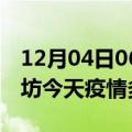 12月04日06时河北廊坊疫情新增病例数及廊坊今天疫情多少例了