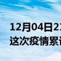 12月04日21时四川成都疫情情况数据及成都这次疫情累计多少例